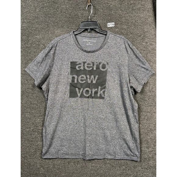 Aeropostale Other - Aeropostale Shirt Mens Sz XL Gray Aero New York Comfort Short Sleeve Tee T-shirt